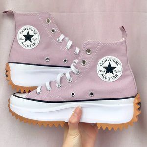 Converse | Shoes | Pastel Pink Converse Run Star Hike High Top Platforms  Huge Spiked Platforms | Poshmark